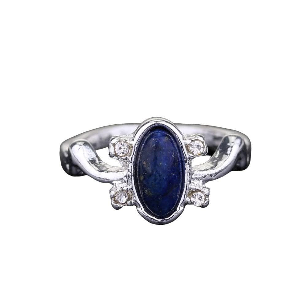 The Rings Elena Gilbert Daylight Rings Vintage Crystal Ring With Blue Lapis Fashion Action Figure Cosplay Toys