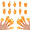 Tiny Hands for Fingers 10 Pcs Tiny Hands Premium Rubber Little Tiny Finger Hands Cute Mini Hand Puppet Finger Puppets view 1