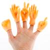 Tiny Hands for Fingers 10 Pcs Tiny Hands Premium Rubber Little Tiny Finger Hands Cute Mini Hand Puppet Finger Puppets view 3