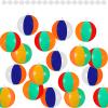 36 Pcs 8 Inch Beach Ball Decoration Summer Beach Ball with Hanging Rope and Hooks Inflatable Pool Ball Blow up Sport Ball Toy for Water Games Hawaiian Party Ornament view 1