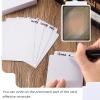 Lewtemi 450 Pcs Trading Card Dividers Page Dividers with Tabs Plastic Playing Sports MTG Card Separators with Side Labels for Games Sports(White) view 4