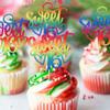 24 Pack 16th Birthday Cupcake Toppers Glitter Sixteen Happy Sweet 16 Cupcake Picks Cheers to 16 Years Old Cupcake Decorations for 16th Birthday Anniversary Party Cake Decorations Supplies Light Blue view 4