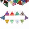 HDdais 10 Pack of D4 Dice - Random Color Polyhedral Dice for D&D, DND, Table Games, Role Playing Games view 3