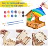 THWAS-LIGHT Wooden Arts and Crafts for Kids - 2 Pack Bird Feeder Wind Chime DIY Kids Crafts - Build and Paint Educational Fun Art Activities Gifts Outside Toys for Boys Girls Ages 3-5 8-12 6-8 view 3