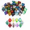 HDdais 10 Pack of D8 Polyhedral Dice Set - Random Color 8 Sided Dice for D&D, DND, RPG, Table Games view 1