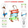 12 Ninja Tree Climbing Holds for Tree Climber, Tree Climbing Kit with 6.6FT Rope Ladder for Outdoor Ninja Warrior Obstacle Course Training view 3
