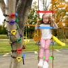 12 Ninja Tree Climbing Holds for Tree Climber, Tree Climbing Kit with 6.6FT Rope Ladder for Outdoor Ninja Warrior Obstacle Course Training view 4