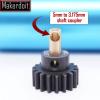 Mod 1 Pinion Gear 5mm 18T 19T 20T 21T 22T Mod1 M1 Pinion Gear 5mm Shaft view 4