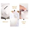 IMIKEYA Adorable Ceramic Piggy Bank Money Saving Pot for Boy Girl White Coin Bank for Decor and Present Choice view 4