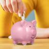 IMIKEYA Ceramic Piggy Bank: Cute Pig Money Bank Coin Bank for Girls Boys Decorative Coin Bank Money Bank Money Saver Kids for Birthday Christmas Nursery Home Decor view 2