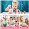 IMIKEYA Ceramic Piggy Bank: Cute Pig Money Bank Coin Bank for Girls Boys Decorative Coin Bank Money Bank Money Saver Kids for Birthday Christmas Nursery Home Decor view 3