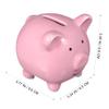 IMIKEYA Ceramic Piggy Bank: Cute Pig Money Bank Coin Bank for Girls Boys Decorative Coin Bank Money Bank Money Saver Kids for Birthday Christmas Nursery Home Decor view 4