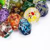HDdais 10 Pack Polyhedral Dice Set, Random Color 10 Sided Dice for D&D, DND, Table Games, Role Playing Game view 2