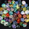 HDdais 10 Pack Polyhedral Dice Set, Random Color 10 Sided Dice for D&D, DND, Table Games, Role Playing Game view 3