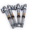 Benedict Harry Metal 53mm Shocks Aluminum Threaded Tele Absorber Damper Upgrades Parts Accessories for Axial SCX24 Bronco Gladiator Deadbolt JLU C10(Titanium) view 2