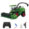 GoolRC Remote Control Harvester, 1:24 Scale RC Combine Harvester, 4WD 6 Channel High Simulation Farm Tractor with Smoke Light Sound Effects, 2.4GHz Electric Truck for Adults view 1