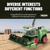 GoolRC Remote Control Harvester, 1:24 Scale RC Combine Harvester, 4WD 6 Channel High Simulation Farm Tractor with Smoke Light Sound Effects, 2.4GHz Electric Truck for Adults view 2