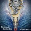 FULHOLPE Bismarck Class Battleship Building Blocks Set, MOC Military Warship Model Bricks Construction Toy Compatible with Major Brands - 2081 Pieces view 3