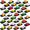 Skylety 36 Pcs Wrist Return Ball on a String 1.85'' Rebound Sport Ball with Elastic Strap and String, Basketball Baseball Soccer Tennis Wristband Toy for Teens Adults Gifts, Wrist Exercise or Play view 1