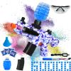 Electric Gel Ball Blaster, High Speed Automatic Splatter Ball Blaster with 40000+ and Goggles, JIFTOK Rechargeable Splatter Ball Toys for Outdoor Activities Shooting Game Party view 1