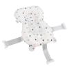 1pc Baby Bath Seat Cushion for Newborn Baby, Infant Bath Tub Support - Yosoo Foldable Adjustable Anti-Slip Bath Seat with Comfortable Padding for Safe Baby Bathing (White Stars) view 1