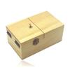 EGEN Useless Box Turns Itself Off in Wooden Useless Box Leave Me Alone Machine Box with Real Wood Desk Decoration for Christmas New Year Gifts (Beige no Logo) view 1