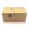 EGEN Useless Box Turns Itself Off in Wooden Useless Box Leave Me Alone Machine Box with Real Wood Desk Decoration for Christmas New Year Gifts (Beige no Logo) view 2