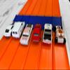 6 Lane Jump | Compatible with Hot Wheels Super 6 Lane Raceway Set | 6 Lane Stop (Blue) view 3