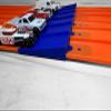 6 Lane Jump | Compatible with Hot Wheels Super 6 Lane Raceway Set | 6 Lane Stop (Blue) view 4