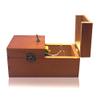 EGEN Useless Box Turns Itself Off in Wooden Useless Box Leave Me Alone Machine Box with Real Wood Desk Decoration for Christmas New Year Gifts (Brown no Logo) view 2