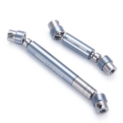 1 Pair Metal Drive Shafts Front Rear Center Driveshafts 38+64mm for 1/24 Axial SCX24 AXI00005 Crawler Upgrade