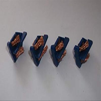 Greenhills Slot Parts Short Stem Blue Guide Blades x 4 100% Copper Braid C8145 - Scalextric Compatible - New - G1970