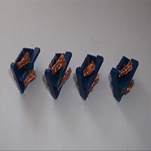 Greenhills Slot Parts Short Stem Blue Guide Blades x 4 100% Copper Braid C8145 - Scalextric Compatible - New - G1970