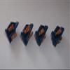 Greenhills Slot Parts Short Stem Blue Guide Blades x 4 100% Copper Braid C8145 - Scalextric Compatible - New - G1970 view 1