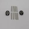 Greenhills Slot Parts 10 Tinned Copper Braids & 2 Braid Plates with Braid C8329 - Scalextric compatible - G2993 view 1