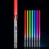STYUXIN Lightsaber 15 RGB Color Light Up Saber Toys - Metal Hilt Dueling LED Light Saber - with Sounds Effect Rechargeable for Kids Adults Cosplay Accessories (Silver) view 1