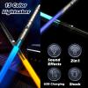 STYUXIN Lightsaber 15 RGB Color Light Up Saber Toys - Metal Hilt Dueling LED Light Saber - with Sounds Effect Rechargeable for Kids Adults Cosplay Accessories (Silver) view 2