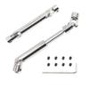 2Pcs Treehobby Stainless Steel Centre Drive Shaft CVD Drive Shaft 90mm-115mm Compatible with Axial Tamiya RC4WD D90 90028 SCX10 SCX0016 1/10 RC Off-Road Crawlers Car view 1