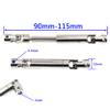2Pcs Treehobby Stainless Steel Centre Drive Shaft CVD Drive Shaft 90mm-115mm Compatible with Axial Tamiya RC4WD D90 90028 SCX10 SCX0016 1/10 RC Off-Road Crawlers Car view 2