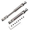 2Pcs Treehobby Stainless Steel Centre Drive Shaft CVD Drive Shaft 90mm-115mm Compatible with Axial Tamiya RC4WD D90 90028 SCX10 SCX0016 1/10 RC Off-Road Crawlers Car view 3