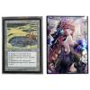 50ct (Yae Miko) Holographic Flashing Top Loading Trading Card Sleeves Deck Protector for MTG/TCG/PTCG Art Anime Printing Card Sleeves Protectors 67x 92 mm A13 view 3