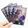 50ct (Yae Miko) Holographic Flashing Top Loading Trading Card Sleeves Deck Protector for MTG/TCG/PTCG Art Anime Printing Card Sleeves Protectors 67x 92 mm A13 view 4