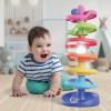 Quercetti: Spiral Tower Brightball - 10pc Swirling 3 Ball Run Toy, Light-Up Ball, Colorful Stacking, Interactive Building Play, Baby & Toddlers 1+ view 2