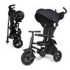 QPlay Rito - Premium Luxury Foldable Trike for Toddlers Featuring Leather touchpoints, Toddler Tricycle Stroller, Push & Fold Tricycle for Ages 12 Months to 5 Years, Midnight Edition view 1