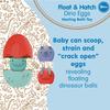 Dr. Brown's CleanUp Dino-Pour Bath Rinse Cup, 0m+ with Dr. Brown's CleanUp Float & Hatch Dino Eggs Nesting Bath Toy, 6m+, BPA Free, Certified Plastic Neutral view 2