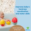 Dr. Brown's CleanUp Dino-Pour Bath Rinse Cup, 0m+ with Dr. Brown's CleanUp Float & Hatch Dino Eggs Nesting Bath Toy, 6m+, BPA Free, Certified Plastic Neutral view 4