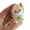 6 MINI 2" Axolotl Slow Rise Squishy Toys - Memory Foam Party Favors, Fidgets, Prizes, OT (Random Colors) (6 Axolotls (Random Colors)) view 2