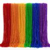 200PCS Pride Accessories, Rainbow Pride Beads Necklace Accessories, 6 Kinds of Metallic Beads Necklace Bulk, Gay Lesbian Pride Necklace, Costumes Decor for Pride Month Parade Throws Party Favors view 1