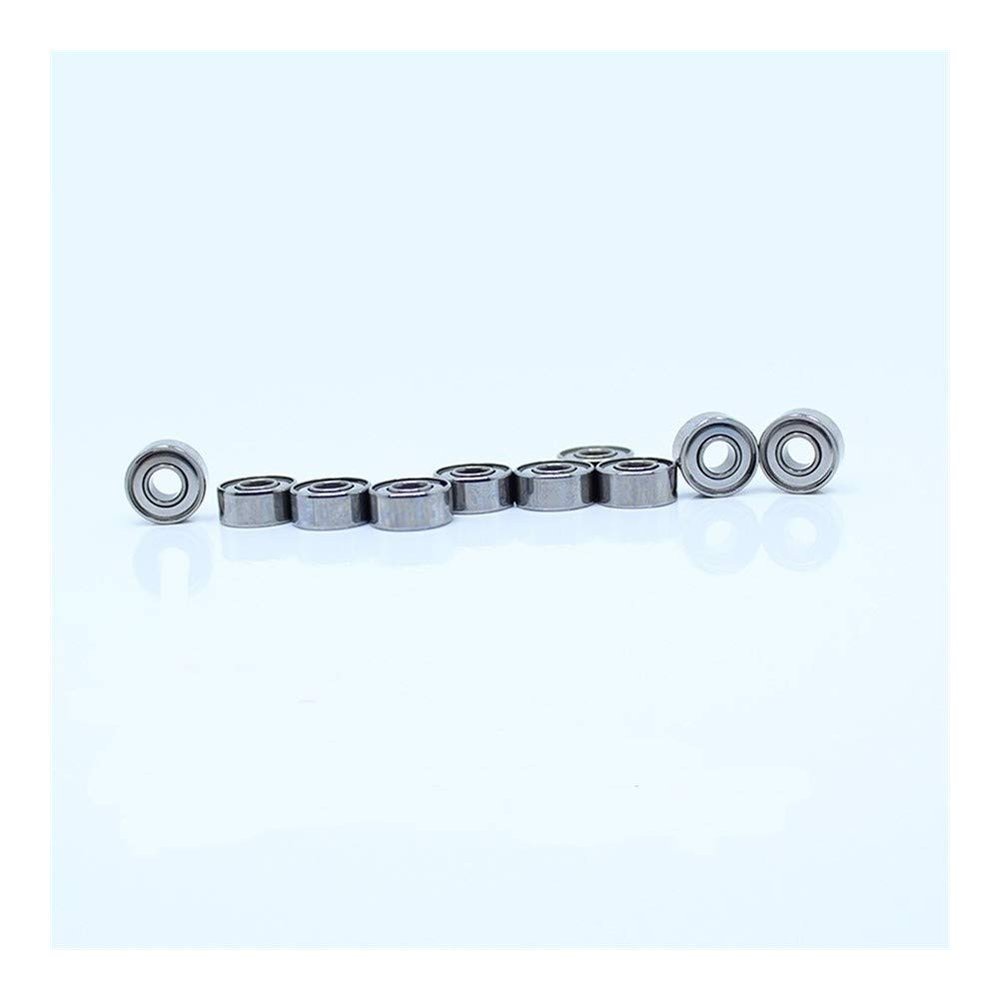DOLUNTO 1/8x5/16x9/64 inch Miniature Ball Bearings for RC Models R2-5ZZ ABEC-1 (100PCS) Bearing