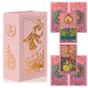 LYINGFISH Tarot Cards for Beginners Pink Tarot Cards with Guide Book Gold Foil with Meanings on Them 78 Classic Origina Waterproof Rider Waite Taro Deck Fortune Telling GamePink view 1